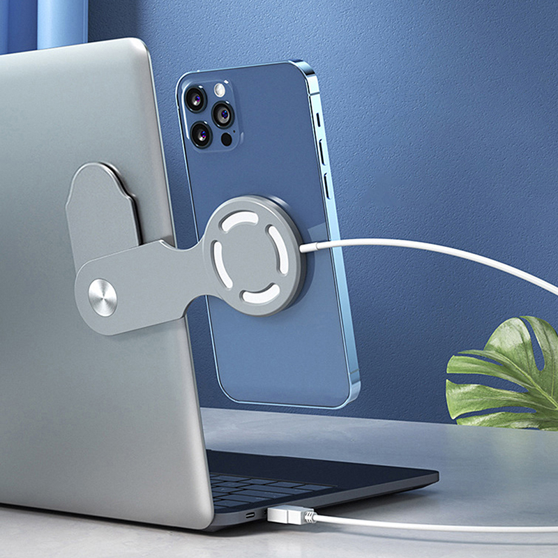 Laptop Accessories Must Have - Magnetic Laptop Screen Phone Holder For
