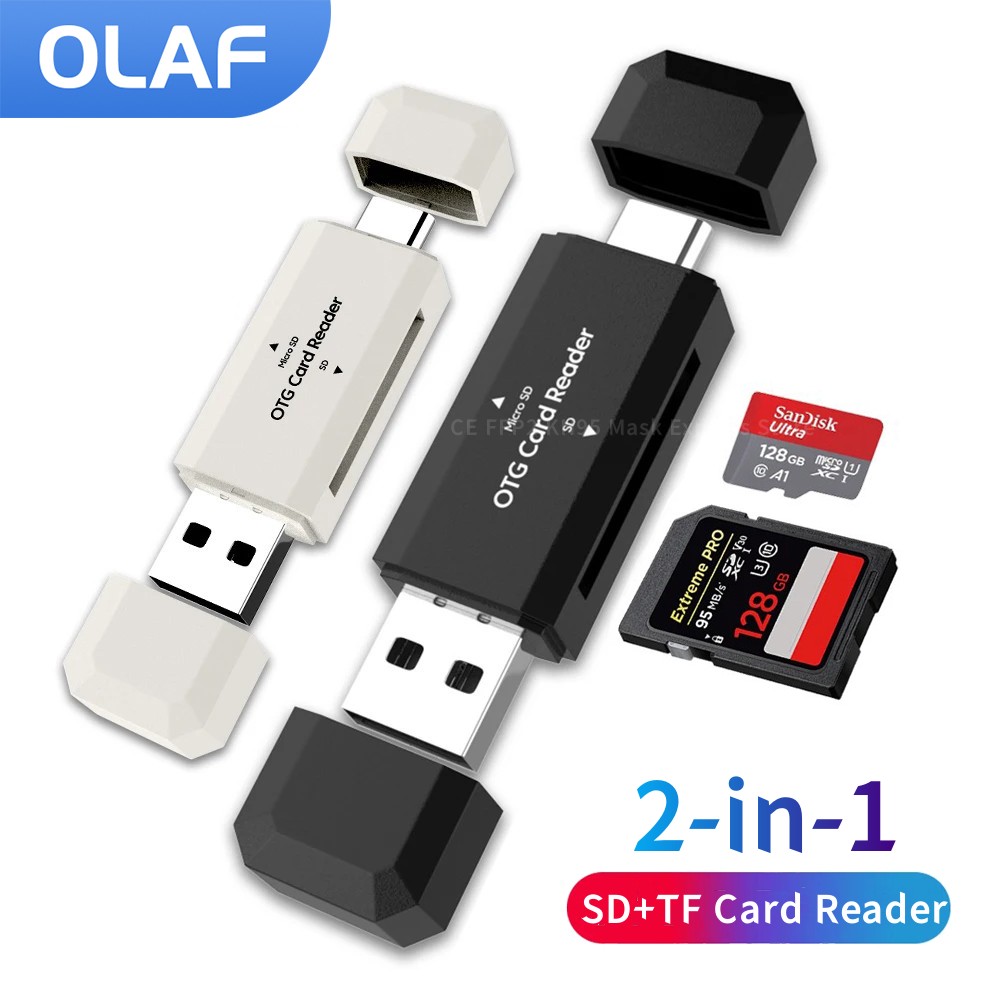 Laptop Accessories And Gadgets - 2 in 1 Type C SD