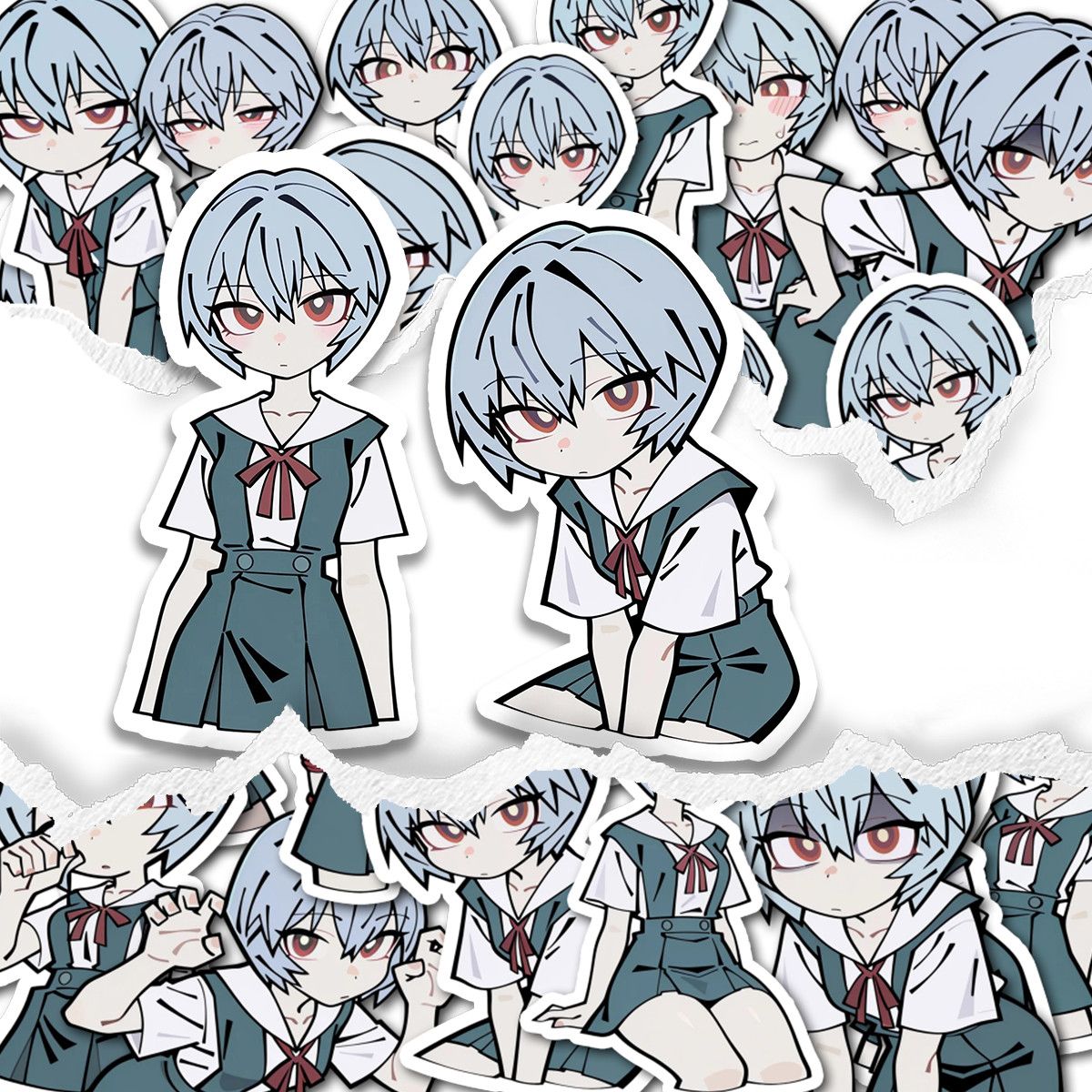 Laptop Accessories For Gift - New Neon Genesis Evangelion Stickers Ayanami
