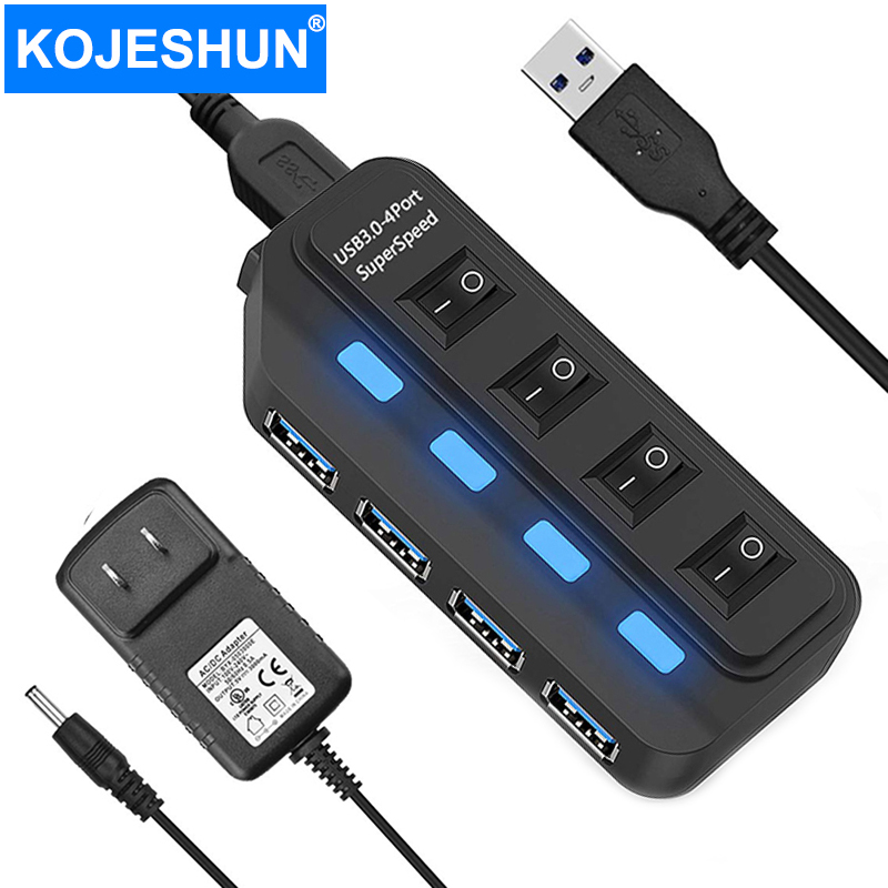 Laptop Accessories And Gadgets - 4 Ports USB 3.0 HUB 5Gbps