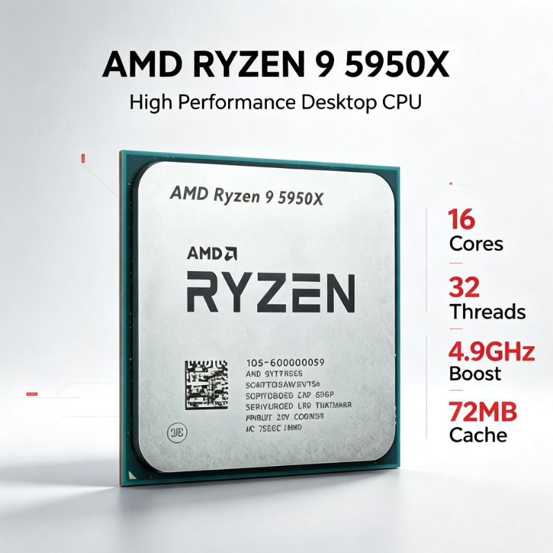 Desktop Component CPU AMD R9 5 - Amd Cpu Ryzen 9 评论和价格