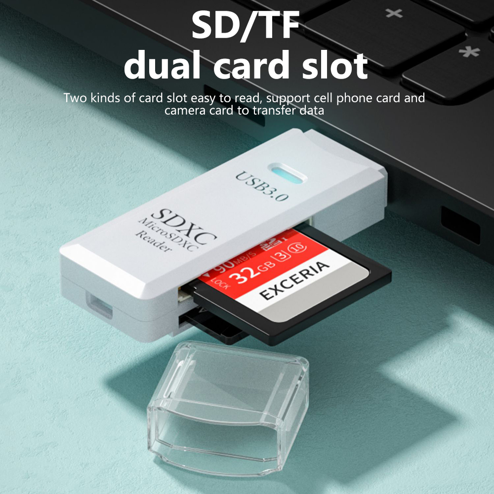 2 In 1 USB 3.0 Card Reader Por - Laptop Accessories And Gadgets 评论和价格