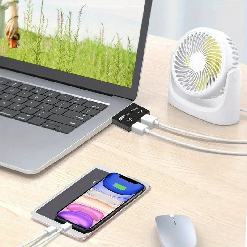 USB2.0 Splitter 1 Male To 2 Po - Laptop Accessories Price 评论和价格