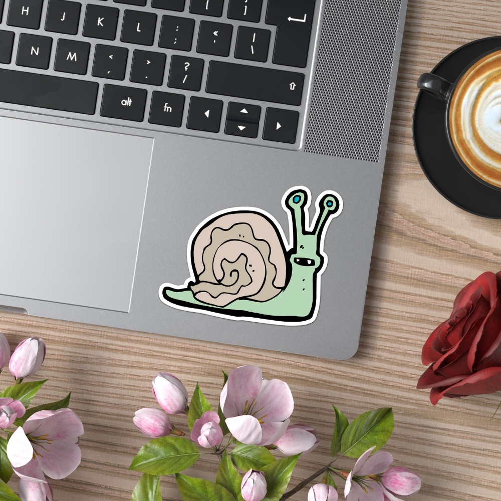 Cartoon Snail Vinyl Eye Catchi - Laptop Accessories Best 评论和价格