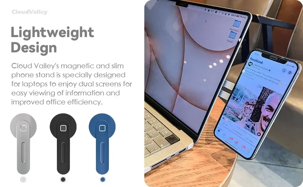 Foldable Magnetic Phone Holder - Laptop Accessories Must Have 评论和价格