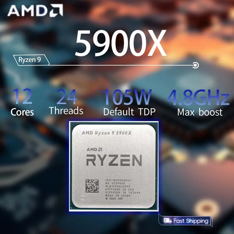 AMD Ryzen 9 5900X R9 5900X 3.7 - Amd Cpu Ryzen 9 评论和价格