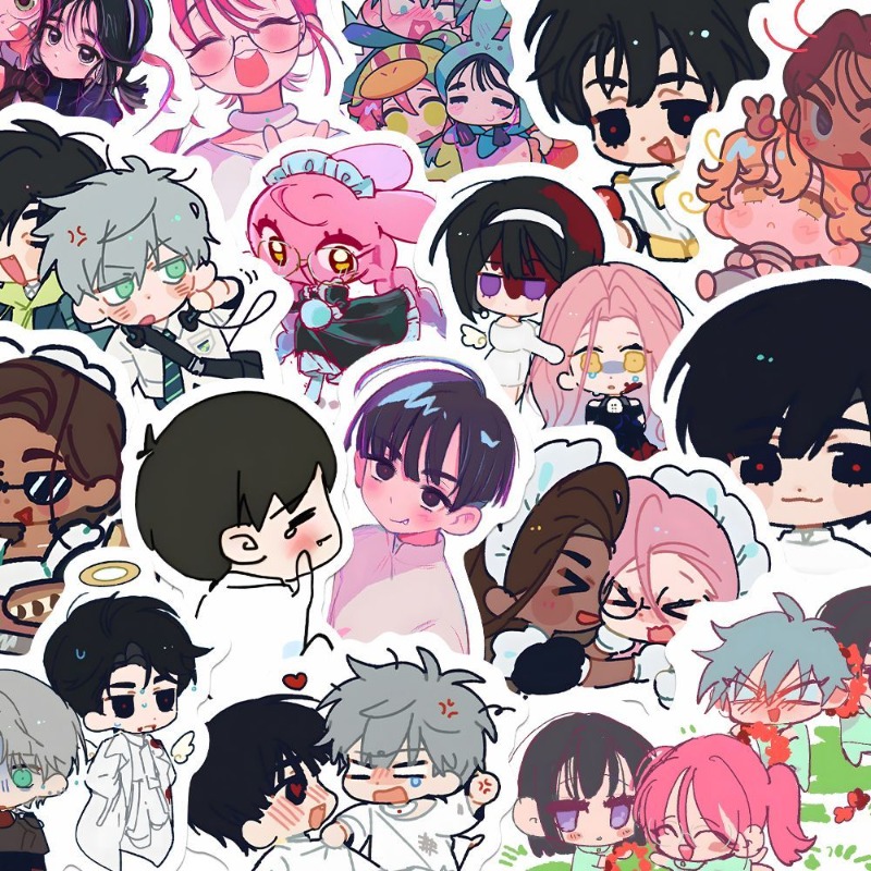 80Pcs/set Cartoon Anime Alien  - Laptop Accessories For Gift 评论和价格