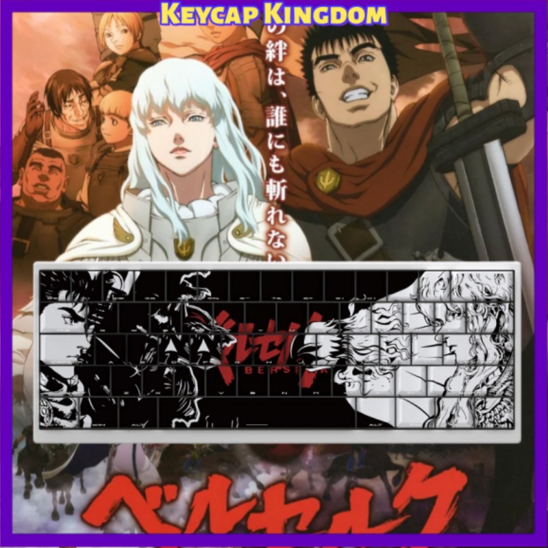 BERSERK Theme Anime Keycap 98  - Laptop Accessories For Gift 评论和价格