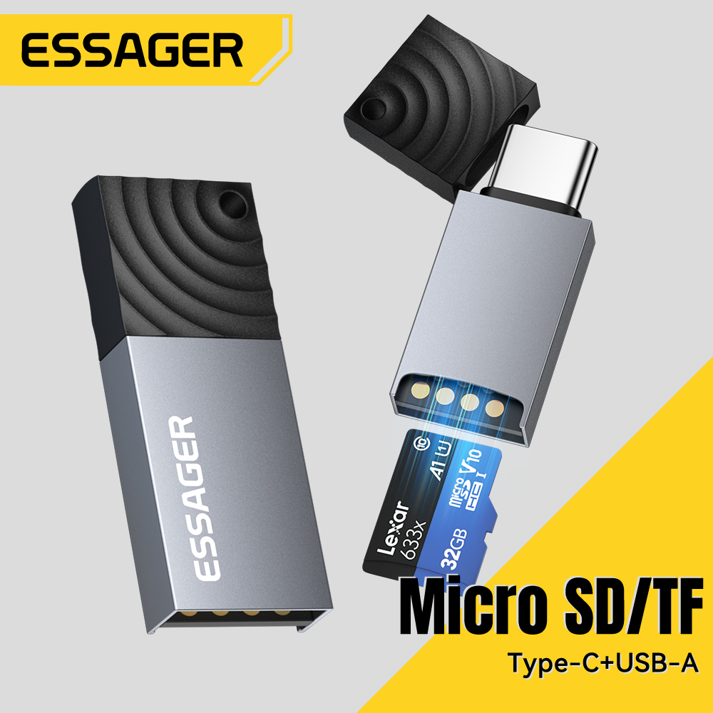 Essager 2 in 1 TF SD Card Read - Laptop Accessories And Gadgets 评论和价格